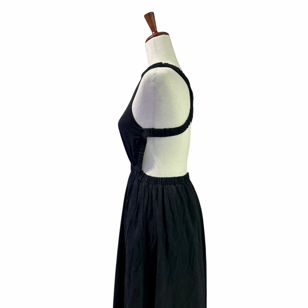 Vici Dress NWT Medium‎ Open Back Black Maxi A-Line Boho Chic Party Vacation - Picture 6 of 11